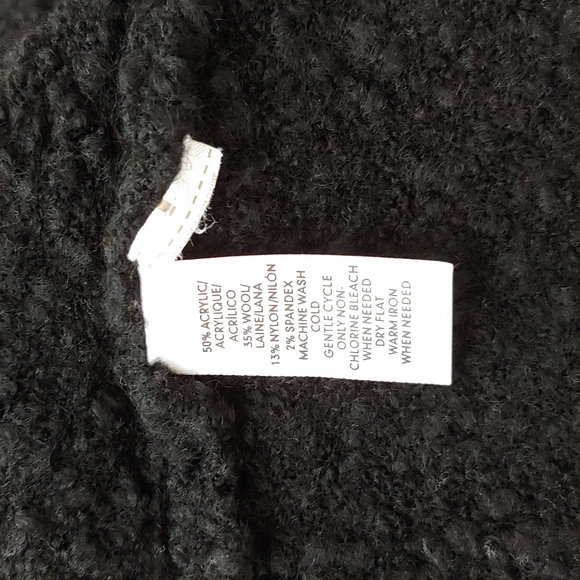 Ann Taylor Loft black boucle cardigan sweater size XS - Picture 7 of 7